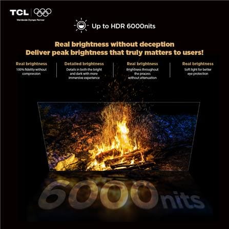 ทีวีเอสคิวดี มินิแอลอีดี 85 นิ้ว TCL (4K, MINI LED, GOOGLE TV) 85C8L_8