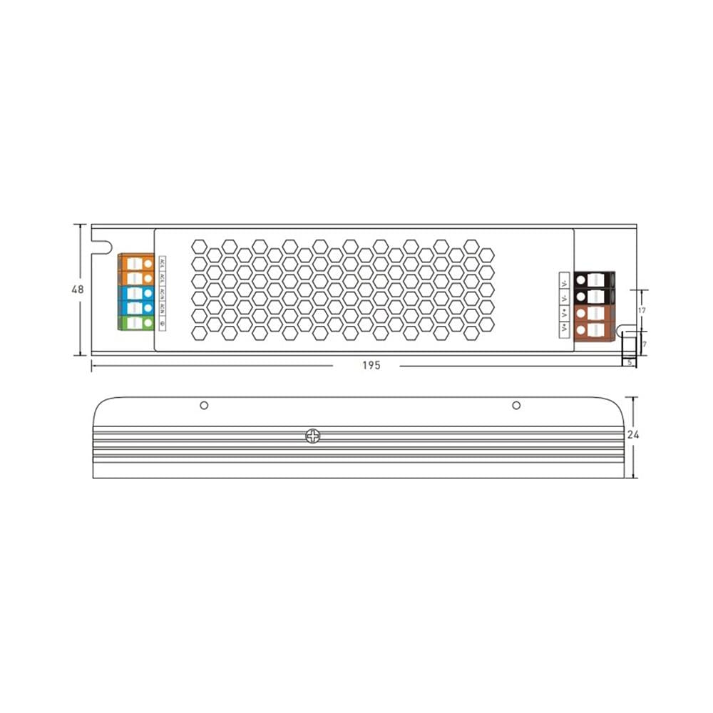 สวิตชิ่งเพาเวอร์ซัพพลาย L&E LES150-24V DIM