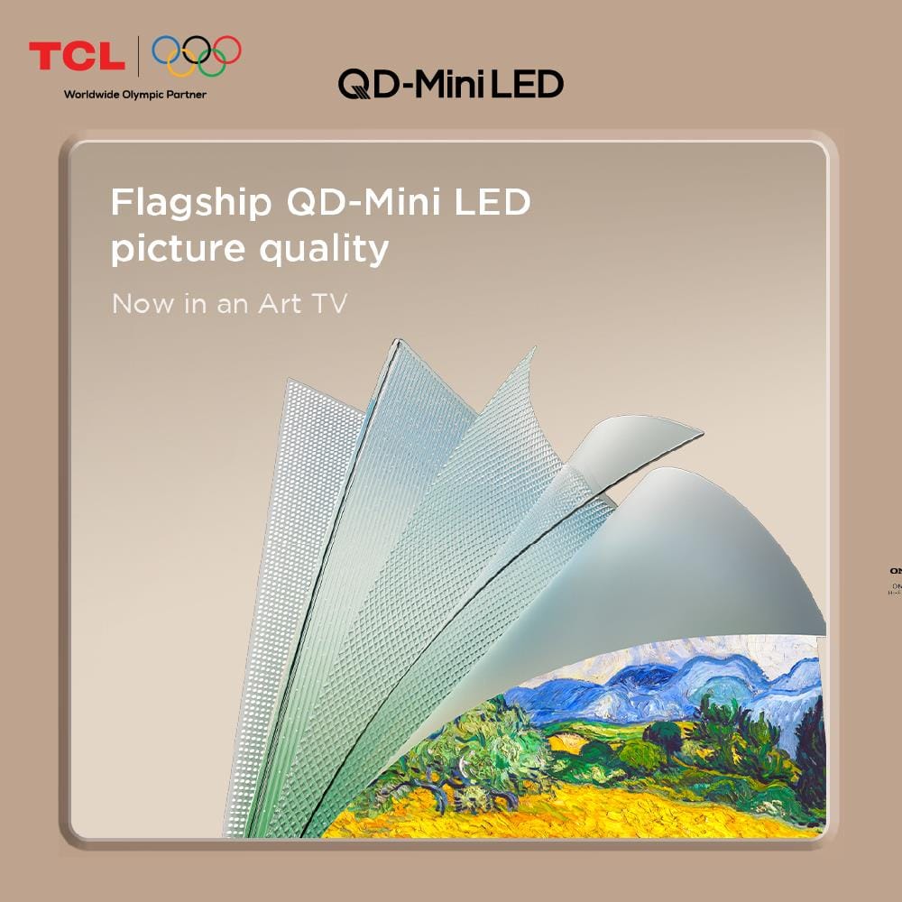 ทีวีคิวดี มินิแอลอีดี 55 นิ้ว TCL (4K, MINI LED, GOOGLE TV) 55A400 PRO