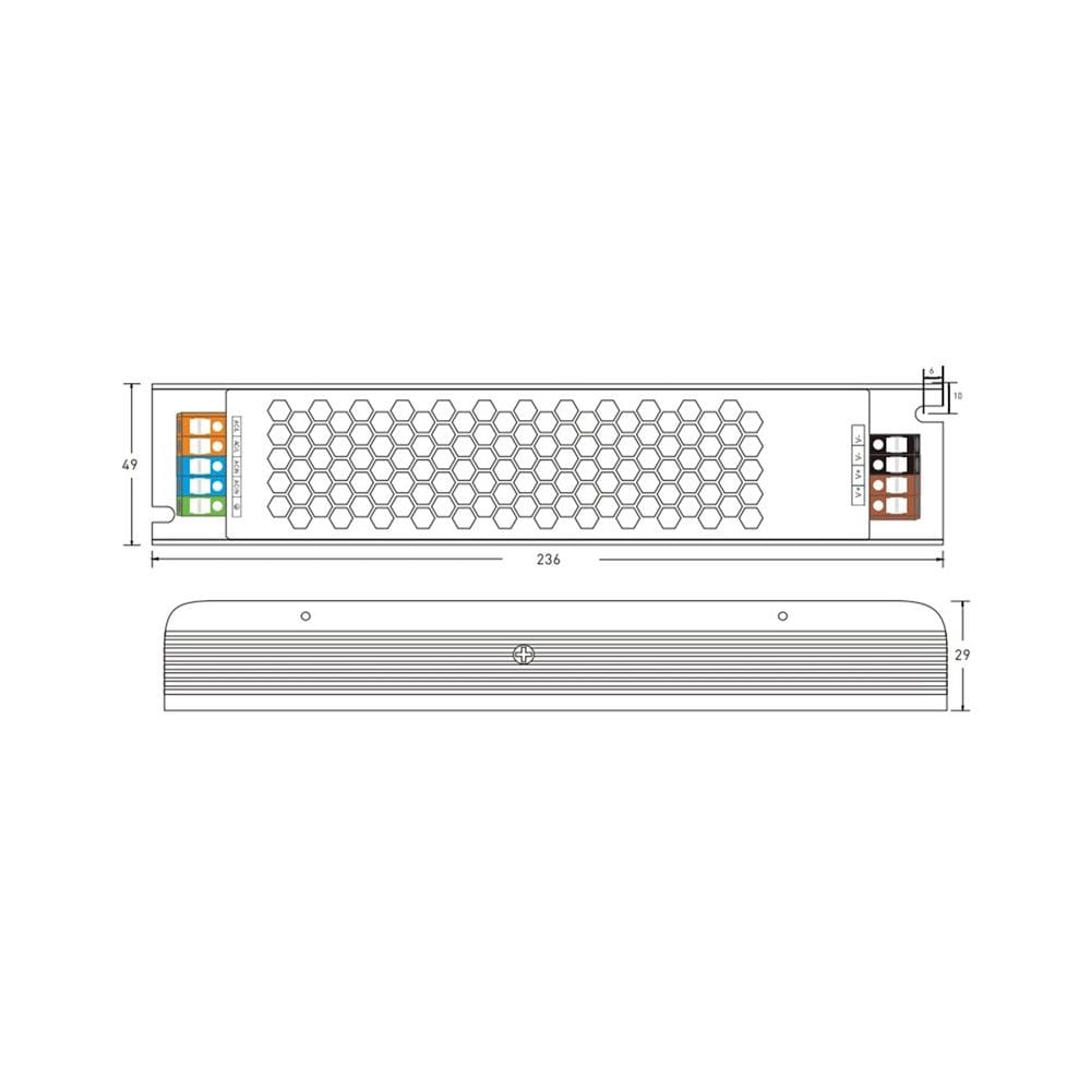 สวิตชิ่งเพาเวอร์ซัพพลาย L&E LES350-24V DIM