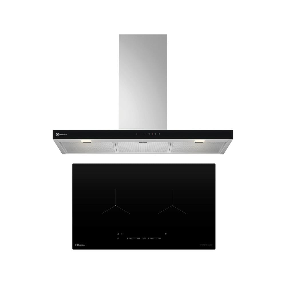 เตาฝัง+เครื่องดูดควัน ELECTROLUX EHI8264BF+ECT9632XB