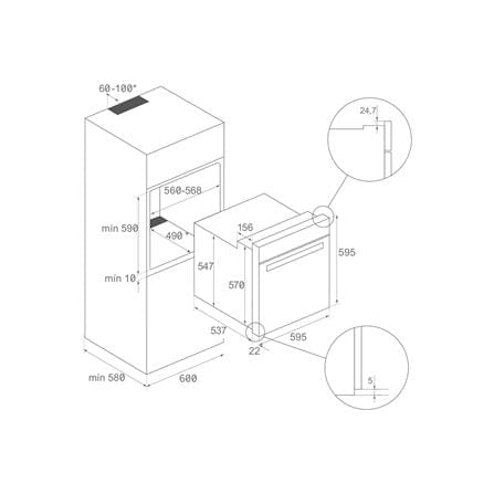 เตาอบฝังดิจิตอล TEKA HSB 6350 FBK E04_7