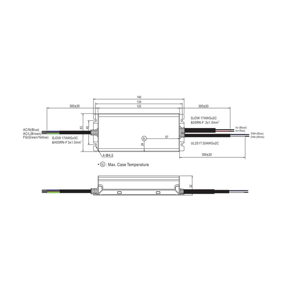 สวิตชิ่งเพาเวอร์ซัพพลาย MEANWELL XLG-75-24V IP67