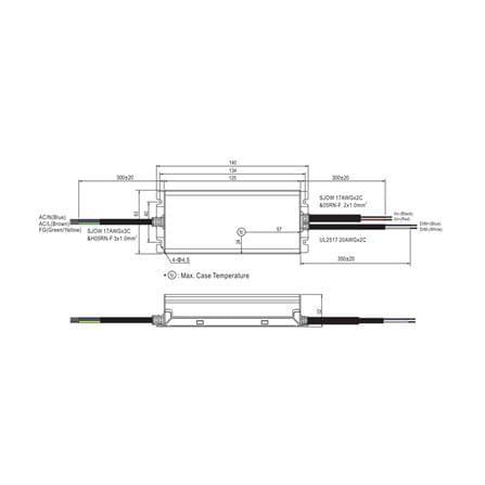 สวิตชิ่งเพาเวอร์ซัพพลาย MEANWELL XLG-75-24V IP67_4