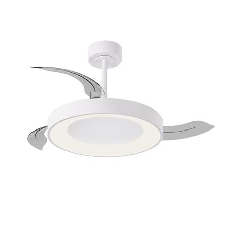 พัดลมโคมไฟ LED CARINI UNIVERSAL FAN MINI 36 นิ้ว 45 วัตต์ DAYLIGHT/COOL WHITE/WARM WHITE สีขาว_0