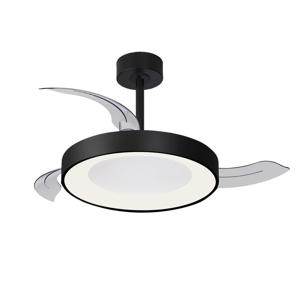 พัดลมโคมไฟ LED CARINI UNIVERSAL FAN MINI 36 นิ้ว 45 วัตต์ DAYLIGHT/COOL WHITE/WARM WHITE สีดำ