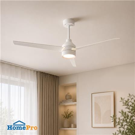 พัดลมโคมไฟ LED CARINI NEW BRISA 30 วัตต์ DAYLIGHT/COOL WHITE/WARM WHITE 54 นิ้ว สีขาว_1