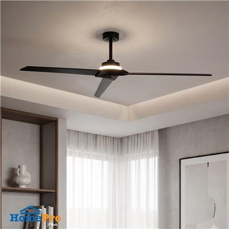 พัดลมโคมไฟ LED CARINI BRISA 20 วัตต์ DAYLIGHT/COOL WHITE/WARM WHITE 70 นิ้ว สีดำ_1