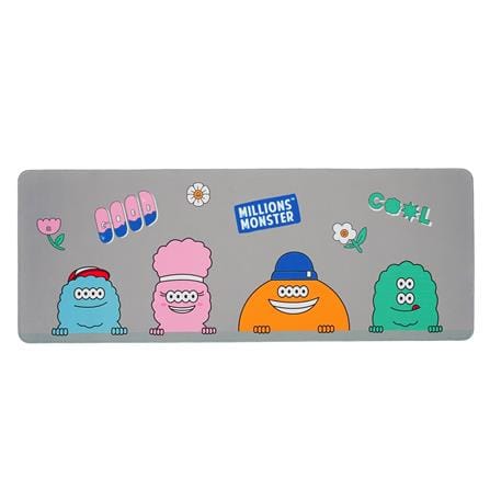 แผ่นรองเมาส์ SNAZZ MONSTER 30x80 ซม. สีเทา_0