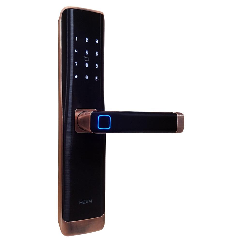 กลอนดิจิตอล HEXA L200-PRO สี COPER-BLACK
