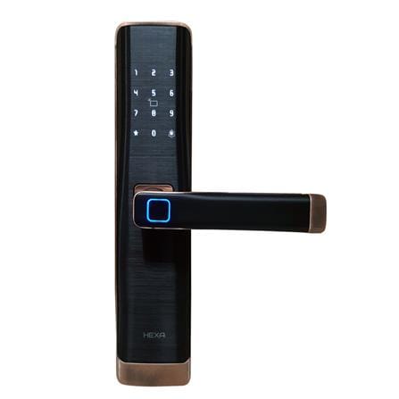 กลอนดิจิตอล HEXA L200-PRO สี COPER-BLACK