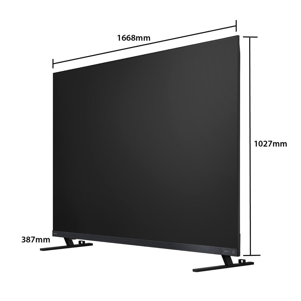 ทีวีมินิแอลอีดี 75 นิ้ว TOSHIBA (4K, MINI LED, VIDAA) 75Z670SP