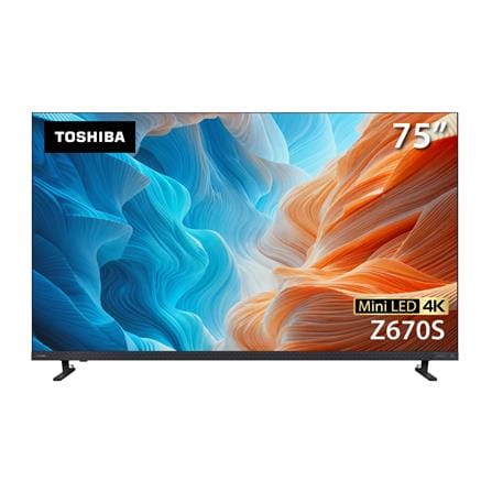 ทีวีมินิแอลอีดี 75 นิ้ว TOSHIBA (4K, MINI LED, VIDAA) 75Z670SP_0