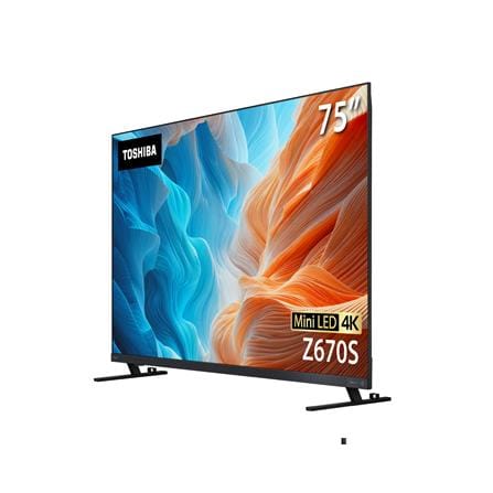 ทีวีมินิแอลอีดี 75 นิ้ว TOSHIBA (4K, MINI LED, VIDAA) 75Z670SP_1