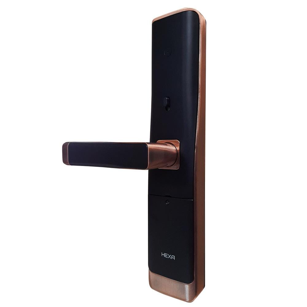กลอนดิจิตอล HEXA L100 สี COPER-BLACK