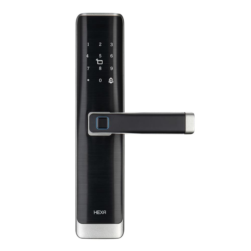 กลอนดิจิตอล HEXA L100 สี GREY-BLACK