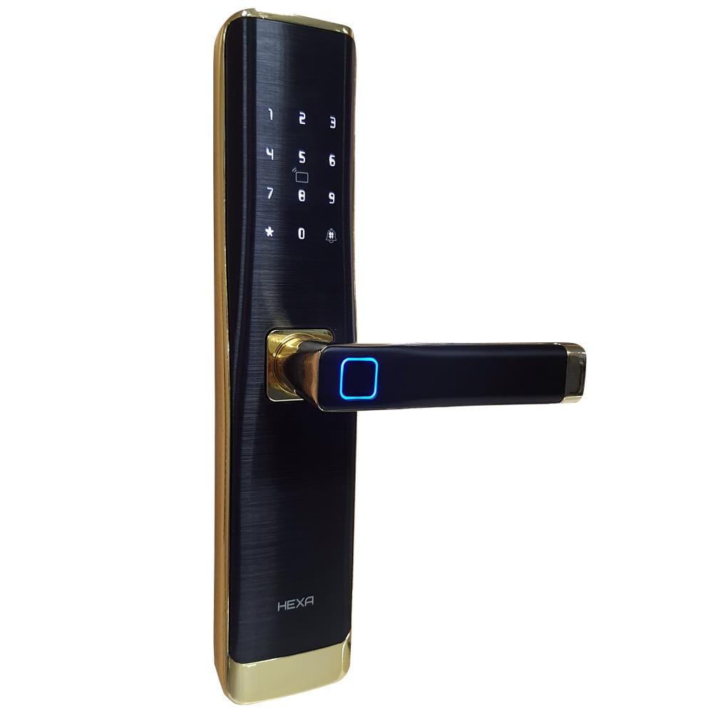 กลอนดิจิตอล HEXA L100 สี GOLDEN-BLACK