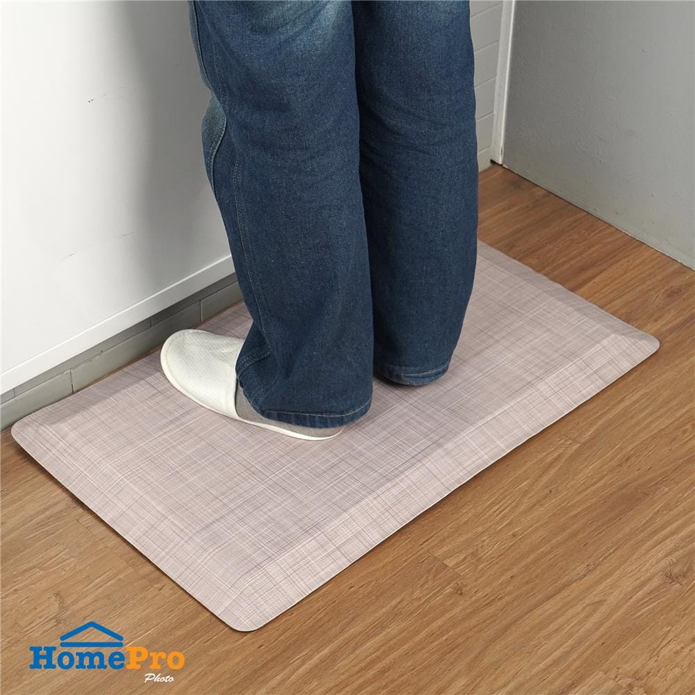 แผ่นรองยืน HOME LIVING STYLE LININ 46x76 ซม. สีเทา