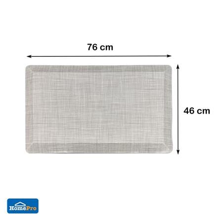 แผ่นรองยืน HOME LIVING STYLE LININ 46x76 ซม. สีเทา_7