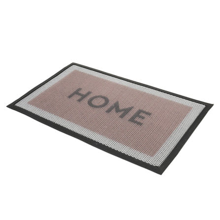 พรมเช็ดเท้าดักฝุ่น HOME LIVING STYLE HOME 45x75 ซม. สีน้ำตาล_4