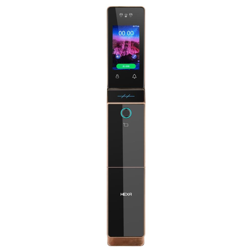 กลอนดิจิตอล HEXA P100M-PRO MAX สี COPPER-BLACK