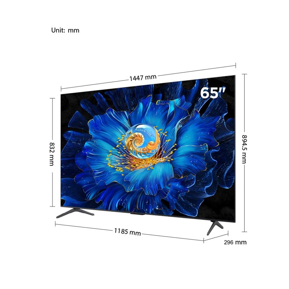 ทีวีคิวดี มินิแอลอีดี 65 นิ้ว TCL (4K, MINI LED, GOOGLE TV) 65C6KS
