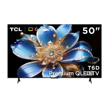 ทีวีคิวแอลอีดี 50 นิ้ว TCL (4K, QLED, GOOGLE TV) 50T6D_0
