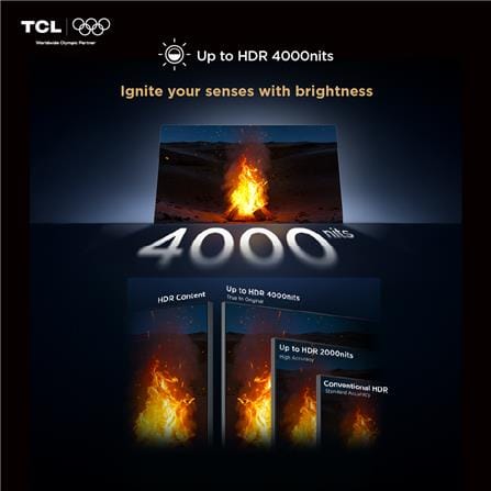 ทีวีอาร์จีบี มินิแอลอีดี 85 นิ้ว TCL (4K, MINI LED, GOOGLE TV) 85RM9L_10