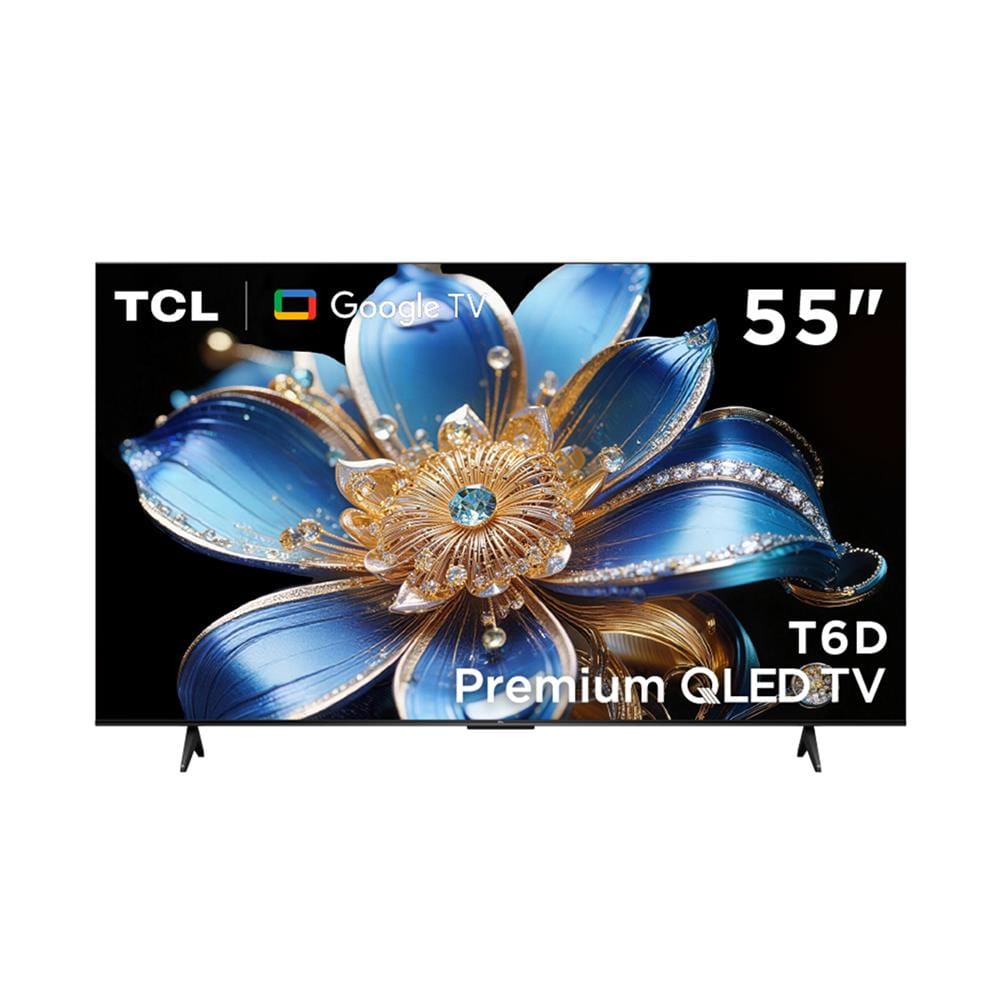 ทีวีคิวแอลอีดี 55 นิ้ว TCL (4K, QLED, GOOGLE TV) 55T6D