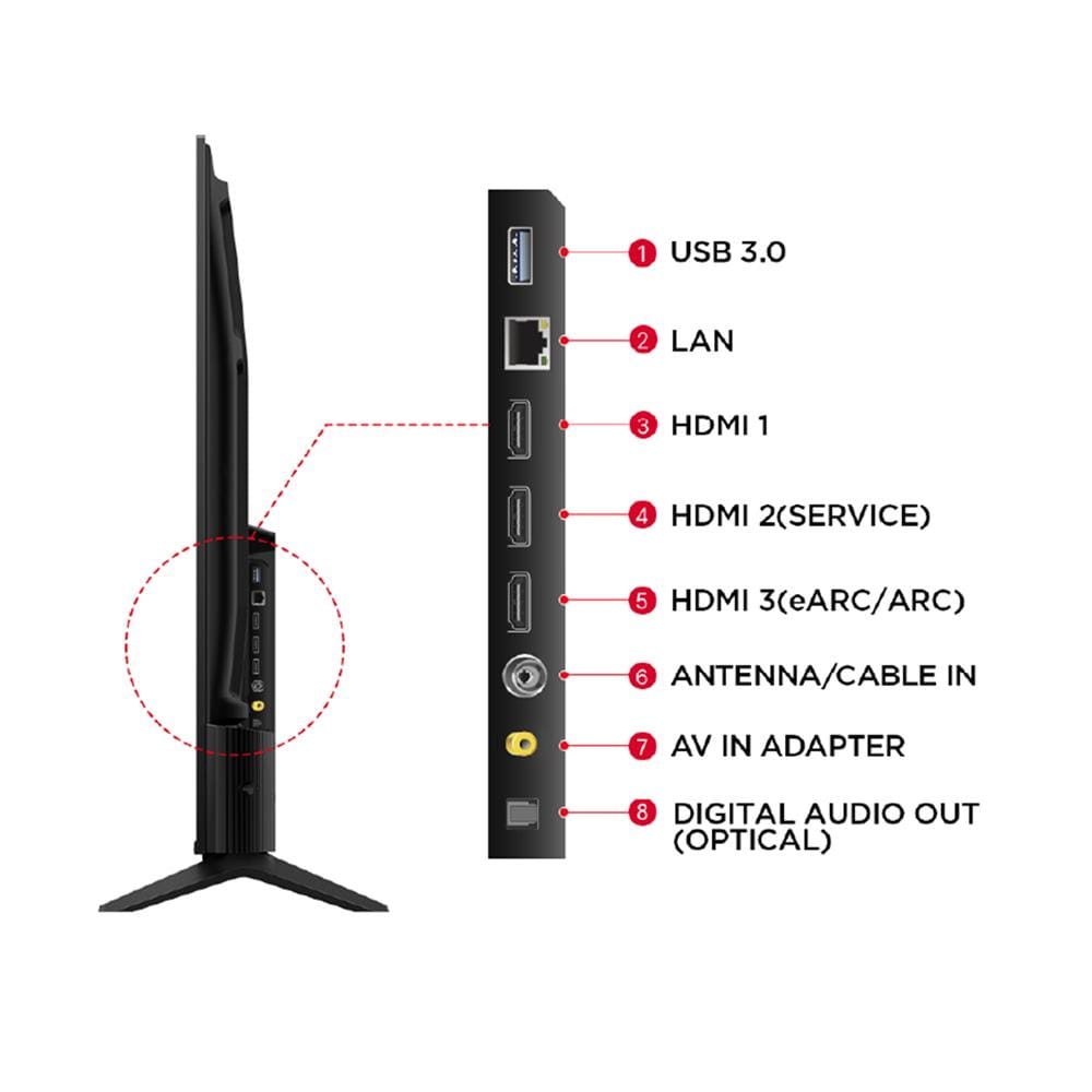 ทีวีคิวแอลอีดี 65 นิ้ว TCL (4K, QLED, GOOGLE TV) 65T6D