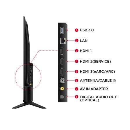 ทีวีคิวแอลอีดี 65 นิ้ว TCL (4K, QLED, GOOGLE TV) 65T6D_8