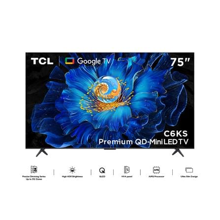 ทีวีคิวดี มินิแอลอีดี 75 นิ้ว TCL (4K, MINI LED, GOOGLE TV) 75C6KS_11