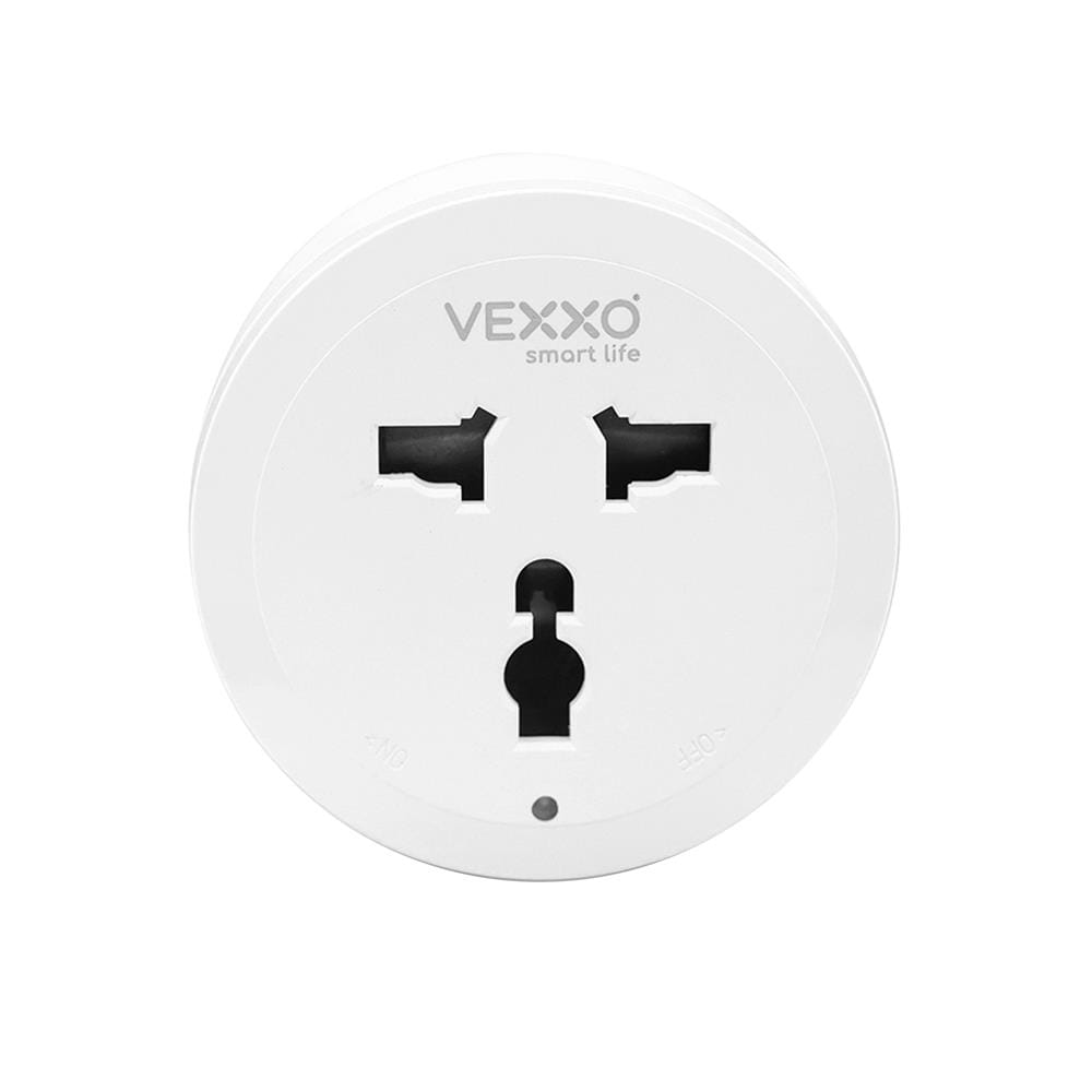 เต้ารับไร้สาย 3 ตา VEXXO F5ADP-VEX1-010U สีขาว
