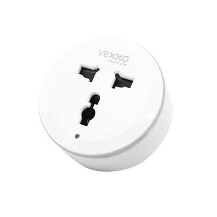 เต้ารับไร้สาย 3 ตา VEXXO F5ADP-VEX1-010U สีขาว_1