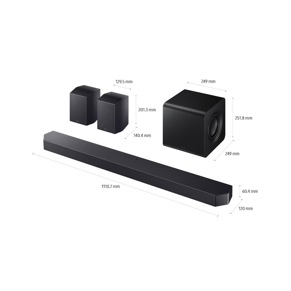 ซาวด์บาร์ SAMSUNG HW-Q930H/XT 9.1.4CH 580 วัตต์ สีดำ