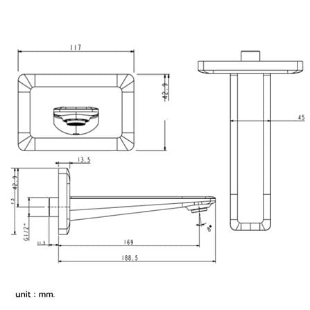 ก๊อกผสมอ่างอาบ AMERICAN STANDARD A-3661-900_1