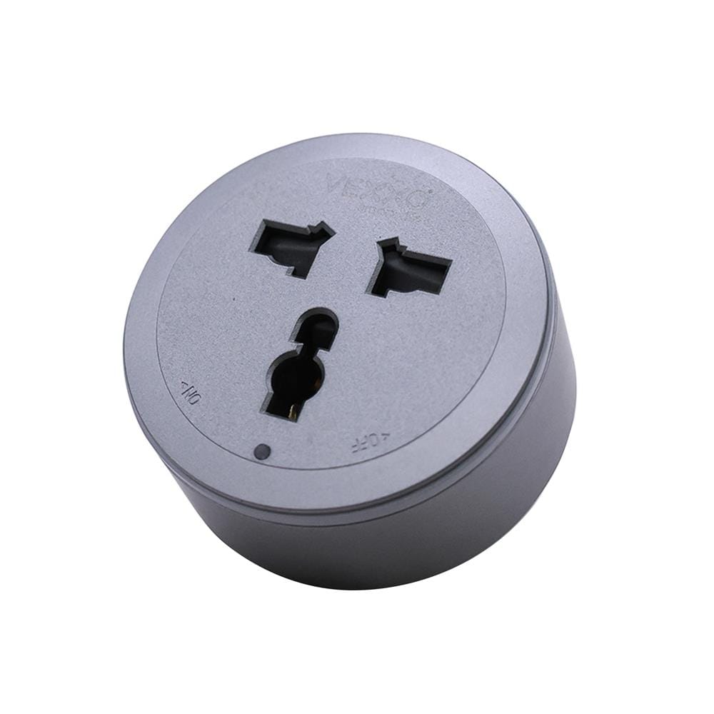 เต้ารับไร้สาย 3 ตา VEXXO F5ADP-VEX2-010U สีเทา
