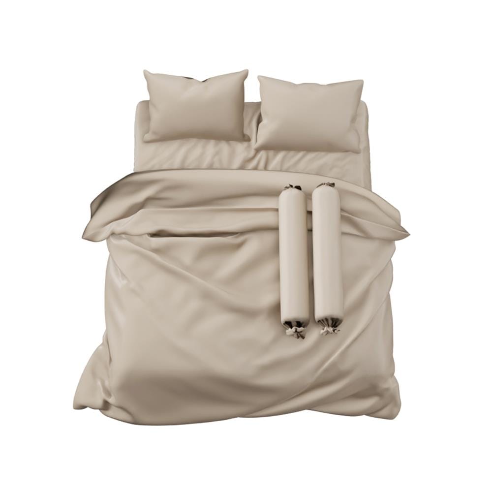 ชุดผ้าปูที่นอน 6 ฟุต (ชุด 6 ชิ้น) PREMIER SATIN ROYAL TOUCH SOLID SPC086