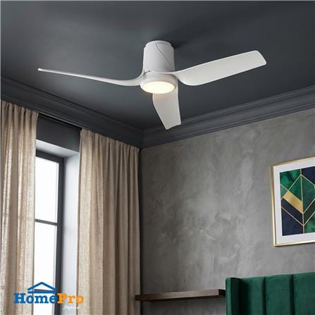 พัดลมโคมไฟ LED CARINI USHUAIA 52 นิ้ว 30 วัตต์ DAYLIGHT/COOL WHITE/WARM WHITE สีขาว_1