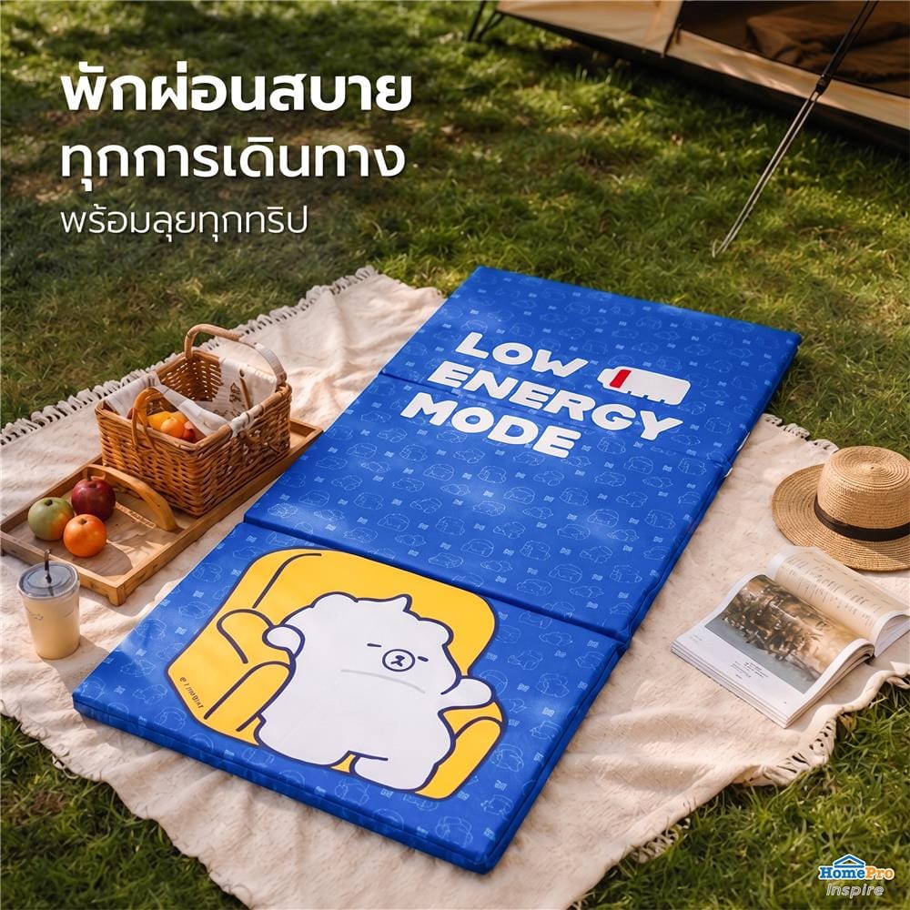ที่นอนปิกนิก SNAZZ FOAM BEAR 90x180 ซม. สี NAVY