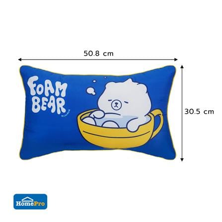 หมอนหนุน ใยสังเคราะห์ SNAZZ FOAM BEAR 12x20 นิ้ว_6
