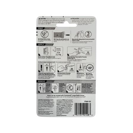 ขอแขวนเทปกาว 3M COMMAND 17069ES SIZE L (แพ็ก 1 ชิ้น)_2