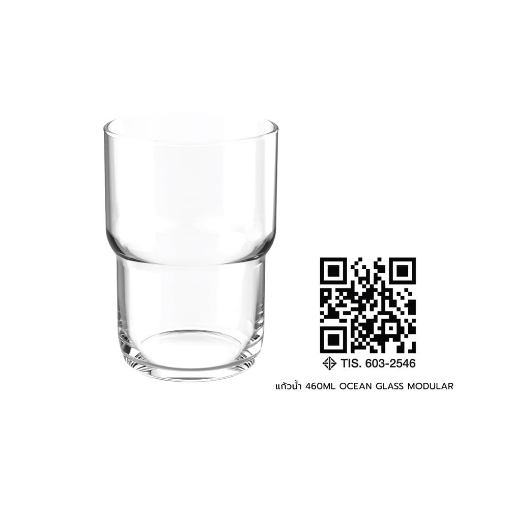 แก้วน้ำ 460 มล. OCEAN GLASS MODULAR