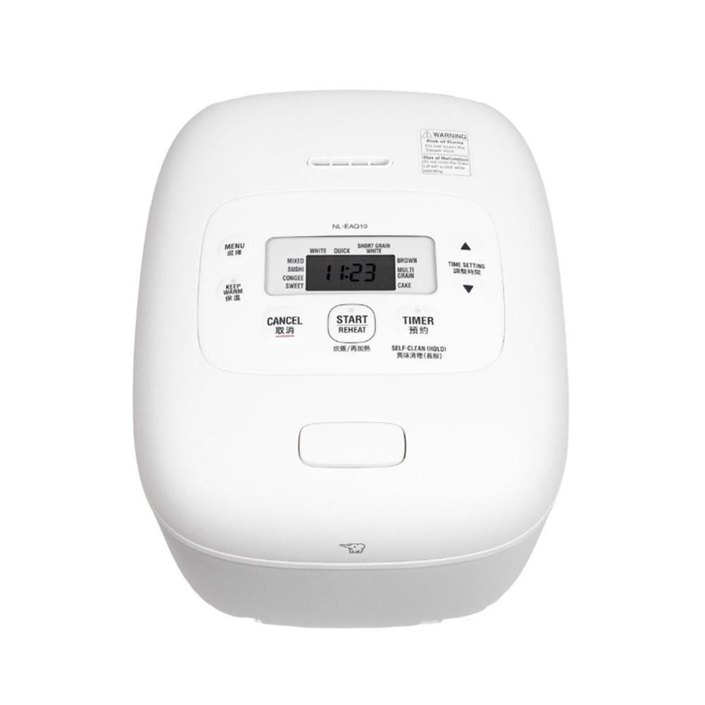 หม้อหุงข้าว DIGITAL ZOJIRUSHI NL-EAQ10-WA 1 ลิตร สีขาว