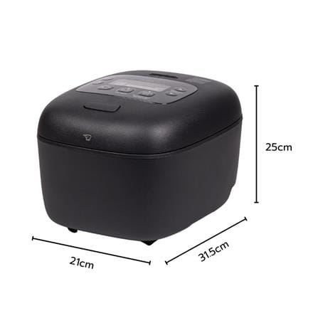 หม้อหุงข้าว DIGITAL ZOJIRUSHI NL-EAQ10-BA 1 ลิตร สีดำ_4
