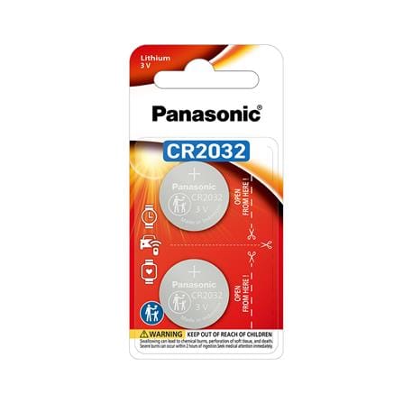 ถ่านกระดุม PANASONIC CR-2032PT/2B (แพ็ก 2 ก้อน)_0