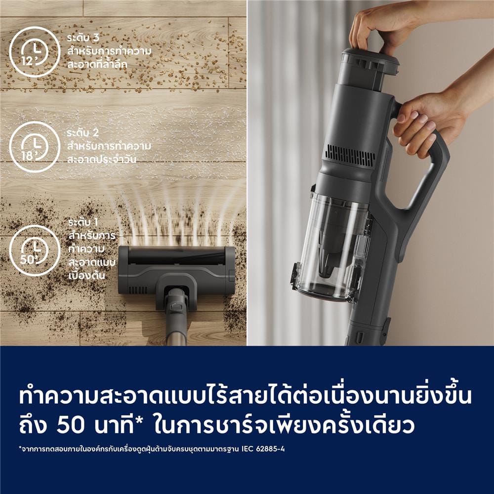 เครื่องดูดฝุ่นแบบด้าม ELECTROLUX EFP52213DG