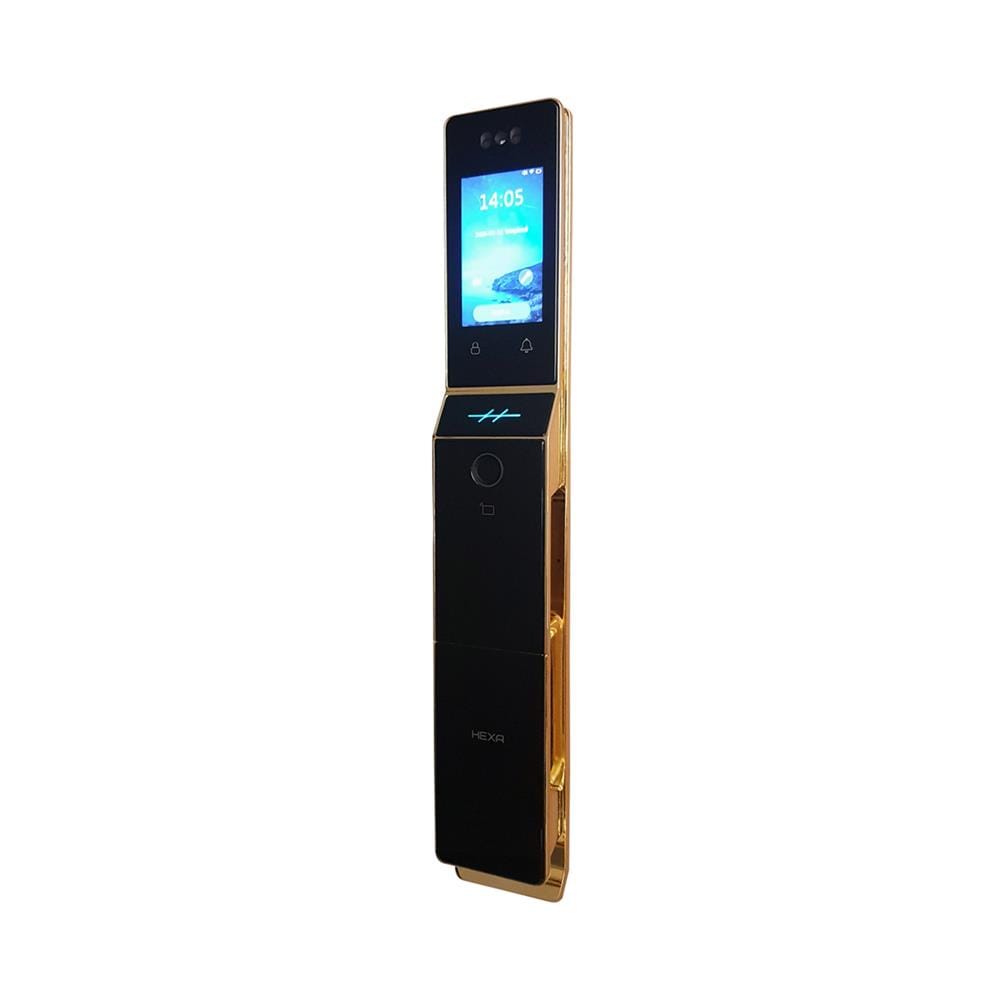 กลอนดิจิตอล HEXA P100M-PRO MAX GD สี GOLDEN-BLACK