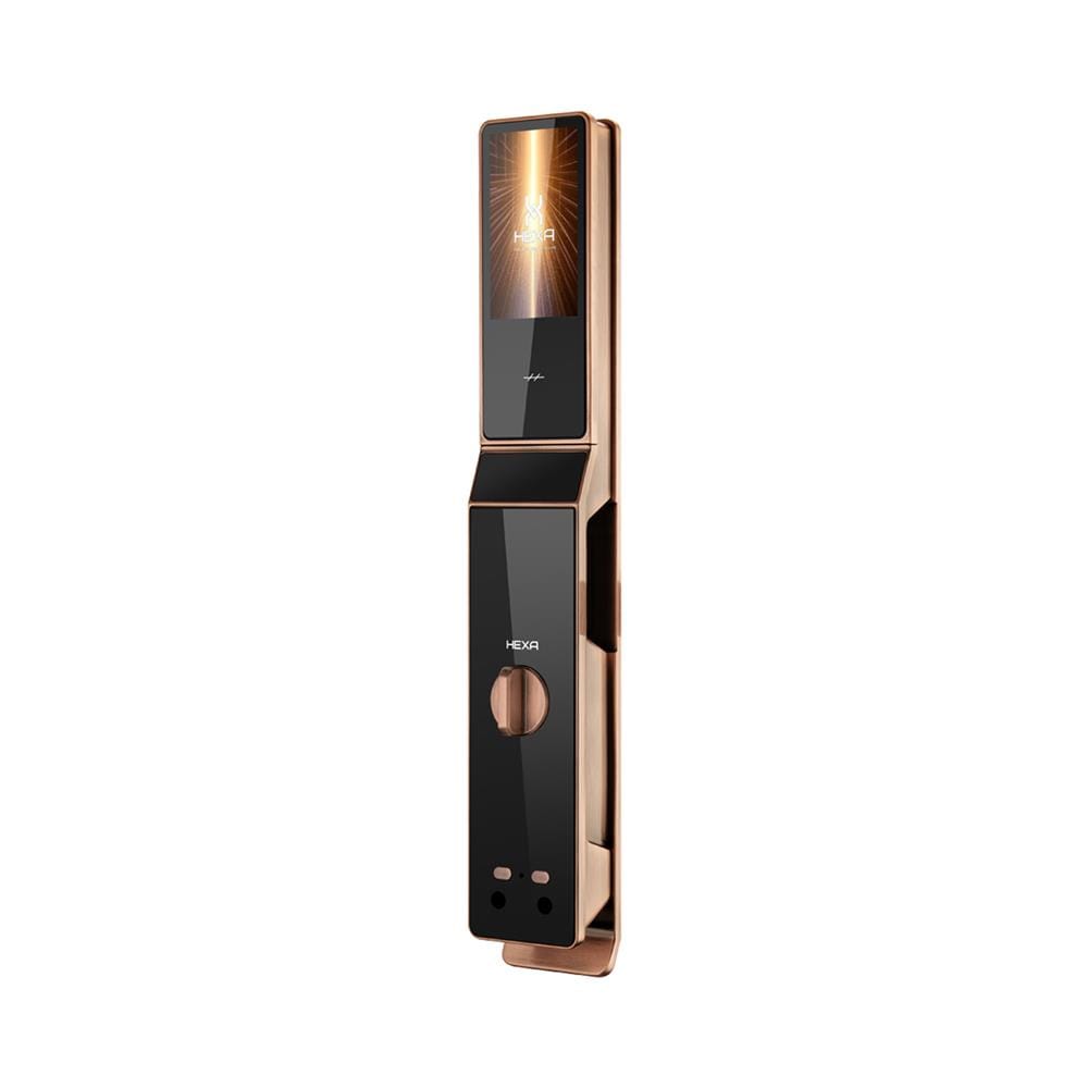 กลอนดิจิตอล HEXA P100M-PRO MAX GD สี GOLDEN-BLACK