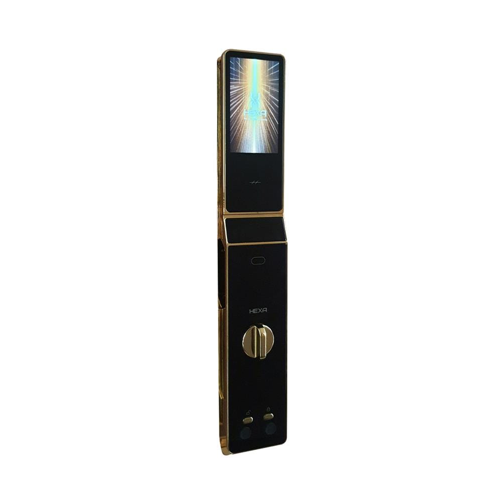 กลอนดิจิตอล HEXA P100M-PRO MAX GD สี GOLDEN-BLACK